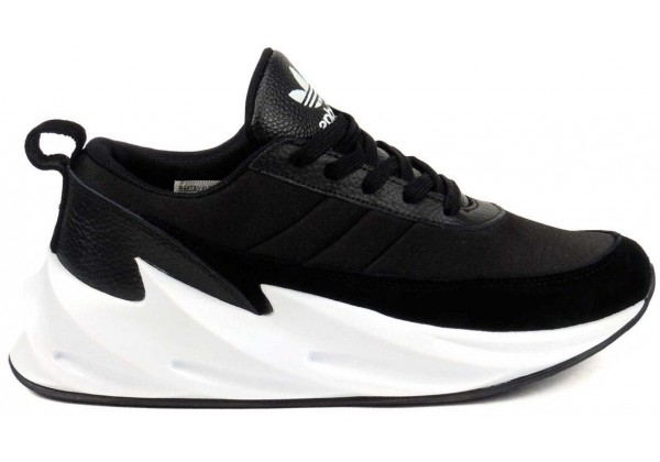 Кроссовки Adidas Sharks черно-белые